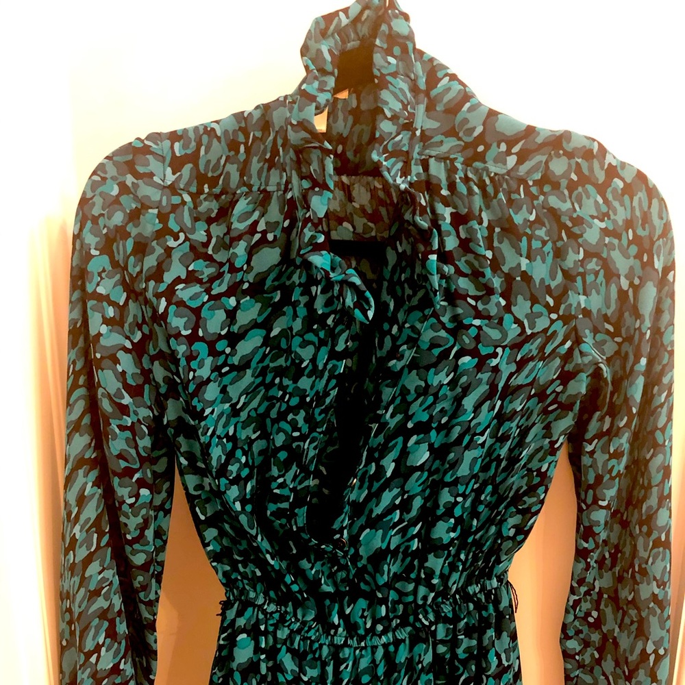 Ann Taylor leopard print dress